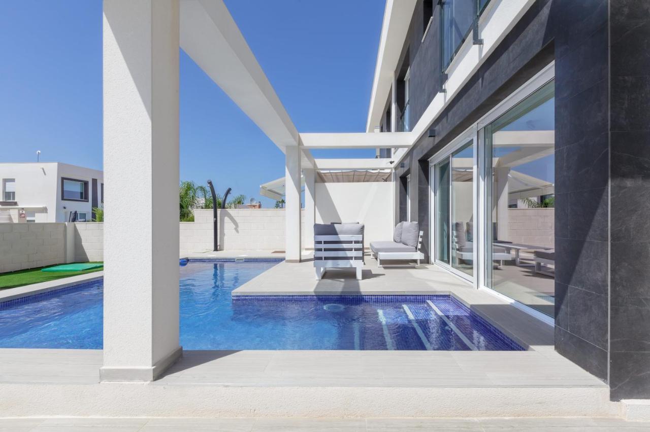 Casa Bos Dolpfin Wellness Luxury Entire Villa Pool & Jacuzzi Gran Alacant Near Beach Puerto Marino Extérieur photo